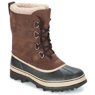 SOREL 冰熊男鞋雪地靴保暖滑雪鞋靴中筒靴加绒棕色冬季鸭嘴棉靴