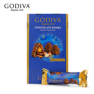 歌帝梵(GODIVA)臻粹榛子巧克力制品36颗装休闲零食大包装 【36粒礼盒装】榛仁口味