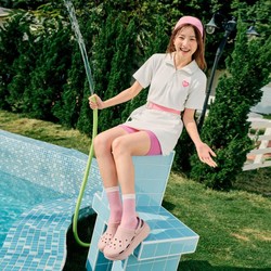 SKECHERS 斯凯奇 修身polo连衣裙女凉感科技卫衣裙女春夏季