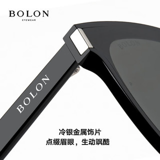 暴龙（BOLON）眼镜近视墨镜男遮阳镜女款带度数太阳镜潮TCBL3111 C10-灰色 1.56非偏光(300度以内)