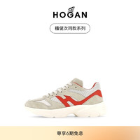 HOGAN【檀健次同款系列】2024H665休闲鞋citywalk漫游鞋 白/灰/红 女款 38