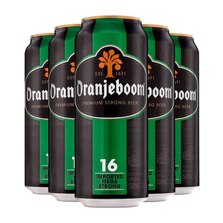 橙色炸弹啤酒 橙色炸弹高度烈性啤酒500毫升装 橙色炸弹16度 500mL 5罐 -6月8日