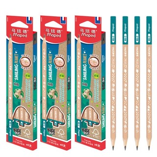 PLUS会员：Maped 马培德 木塑铅笔HB 6支装-3盒