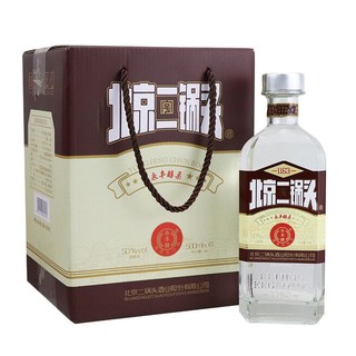 YONGFENG 永丰牌 北京二锅头 纯粮酿 红标 42%vol 清香型白酒 500ml*12瓶 整箱装