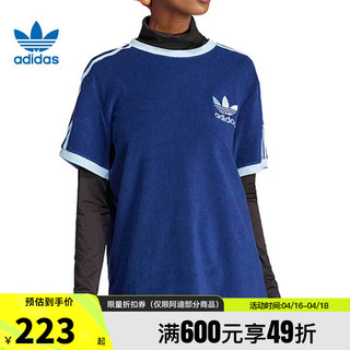 adidas 阿迪达斯 三叶草夏季女子运动休闲短袖T恤IR7465