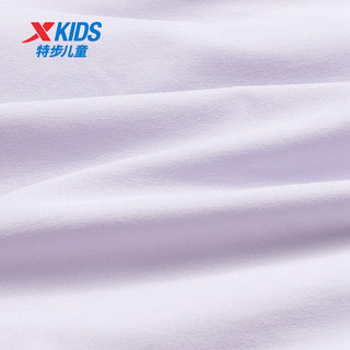 特步（XTEP）儿童运动休闲短裤夏季速干运动裤子袭击运动裤 雾纱紫 140cm