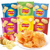 Lay's 乐事 薯片大包装135g*8包膨化休闲零食学生小吃大礼包囤货分享