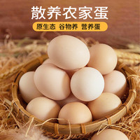 故乡食召 鸡蛋 初生鲜鸡蛋蛋 山林农家谷物鸡蛋 16枚 650g 4枚*4组