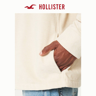 HOLLISTER春夏全纽扣式经典斜纹布夹克外套 男 355778-1 奶油色 XS (170/84A)