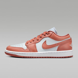 NIKE 耐克 女鞋Nike Jordan 1 AJ1 白红橙粉 低帮复古篮球鞋DC0774-080