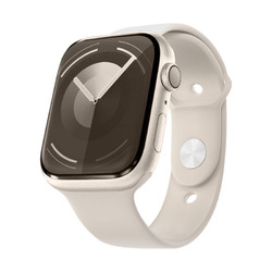 Apple 苹果 Watch Series 9 蜂窝款 45毫米 星光色 智能运动手表