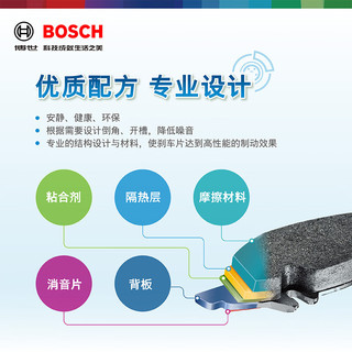 博世（BOSCH）刹车片前片AB1164适配大众CC/迈腾/速腾/高尔夫/昊锐 奥迪TT/A1/3 大众斯柯达明锐途安尚酷开迪