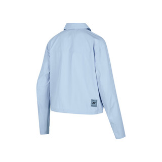 斯凯奇（Skechers）男女款梭织外套 吸湿速干凉感 短款工装夹克 女款-氙气蓝/0356 S