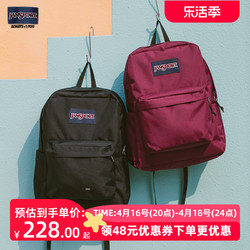 JANSPORT 杰斯伯 男女款双肩包 4QUT