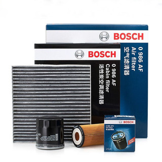 博世（BOSCH）滤清器保养套装机油滤芯汽车空调滤芯+空气滤芯适用于本田车系 三滤套装（机滤+空气滤+活性炭空调滤） 思域 16-21款 1.5T