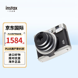 INSTAX 富士instax 拍立得相机 Instax mini90 一次成像复古相机 mini90 黑色
