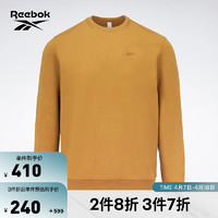 Reebok 锐步 官方2023新款男女同款针织满印休闲舒适百搭套头卫衣