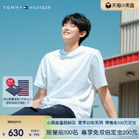 TOMMY HILFIGER 夏季功能系列Tommy24男珠地网眼防晒凉感T恤37009