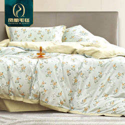 phoenix凤凰家纯棉被套单件100全棉被罩150x200单人被子15米被单200