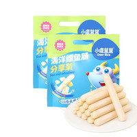 Deer Blue 小鹿蓝蓝 海洋鳕鱼肠 原味 10g*40根*2袋