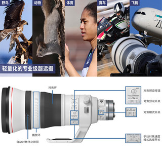 佳能（Canon）RF400mm F2.8 L IS USM 超远摄定焦镜头 全画幅微单镜头