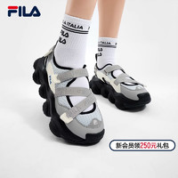 FILA 斐乐 官方女鞋运动凉鞋2024夏季新款厚底增高休闲草莓凉鞋