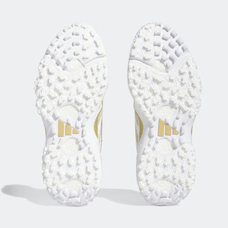 阿迪达斯 （adidas）高尔夫球鞋女士23兔年新春版CODECHAOS系列golf运动鞋BOA系带 IE1498 白/金色 36码