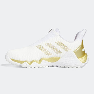 阿迪达斯 （adidas）高尔夫球鞋女士23兔年新春版CODECHAOS系列golf运动鞋BOA系带 IE1498 白/金色 36码