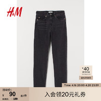 PLUS会员：H&M 女士牛仔裤深灰色 0941374