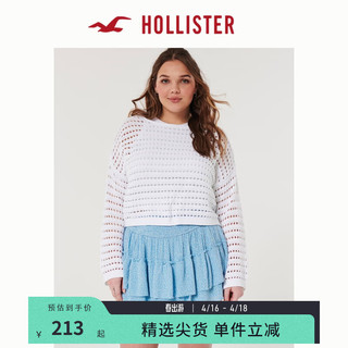 HOLLISTER24春夏甜美辣妹高腰层叠式裙裤 女 358286-1 蓝色碎花 XXS (160/80A)