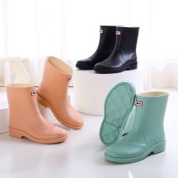 百亿补贴warrior回力新款回力短筒雨鞋女士厚底防滑耐磨防水鞋