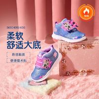 百亿补贴：SKECHERS 斯凯奇 冬靴雪地靴高帮冬季皮靴保暖新款小童魔术贴棉靴303011N