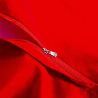 杜威卡夫 全棉婚庆四件套新婚纯棉100床单被套红色结婚房床上用品