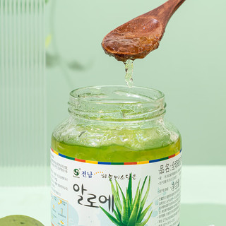 全南 韩国  蜂蜜芦荟饮品1kg 清新自然  水果茶含果肉 冷热冲