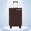 宛桐行李箱保护套旅行箱套箱拉杆箱防尘罩皮箱套耐磨打包带加厚防 咖啡色 20寸是套子