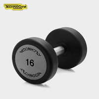 Technogym 泰诺健 DUMBBELL力量训练哑铃4kg-24kg 黑色 16kg*2