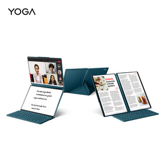 Lenovo 联想 YOGA Book 9i AI 元启 13.3英寸 双屏翻转本 蓝色（Core Ultra7 155U、核芯显卡、32GB、1TB SSD、2.8K、OLED、60Hz）