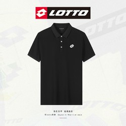 lotto 乐途 男士百搭透气短袖POLO衫