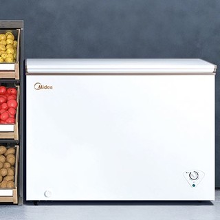 百亿补贴：Midea 美的 300+升冰柜家用大容量卧式冷柜商用囤货冷冻柜速冻减霜特价