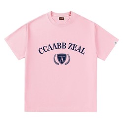 I.T it ccaabb男装夏季新款纯棉舒适时尚圆领宽松短袖印花T恤