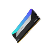 BIWIN 佰维 DX100 DDR5 6000MHz RGB 台式机内存 灯条 石耀黑 64GB 32GBx2 C30