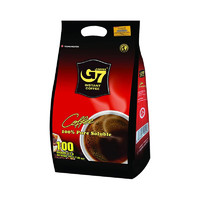 G7黑咖啡越南进口美式纯黑咖啡速溶咖啡固体饮料 2g*100袋