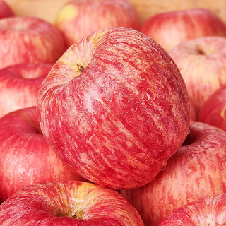 鲜合汇优 烟台红富士苹果 新鲜水果生鲜物品 3斤整箱/单果75-80mm净重2.0斤