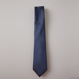威可多（VICUTU）男士领带100%桑蚕丝结婚礼服商务正装雅致蓝色领带VBW23193242 藏蓝色 145