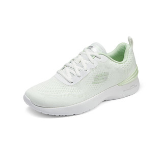 斯凯奇（Skechers）女鞋轻便运动跑鞋透气休闲网面鞋时尚户外慢跑鞋150154 白色/多彩色/WMT 35