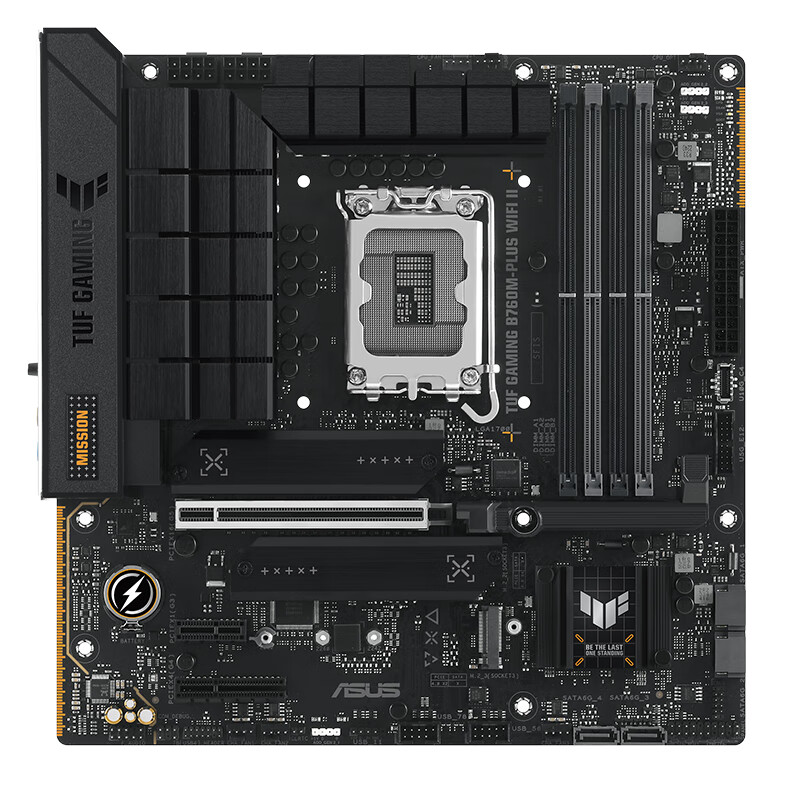 ASUS 华硕 TUF GAMING B760M-PLUS WIFI II 重炮手二代 M-ATX主板（INTEL LGA1700、B760）