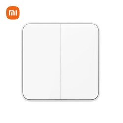 Xiaomi 小米 MI 小米米家智能开关 双开单控 小爱语音控制 |更换便捷 |智能联动 |OTA升级