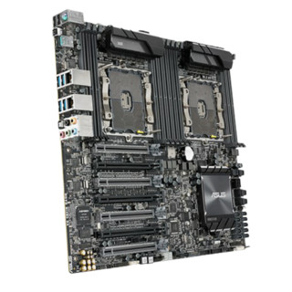 ASUS 华硕 WS C621单路 双路CPU 3647工作站主板 4路SLI 12内存卡槽 WS C621E SAGE(BMC)支持双U4显卡