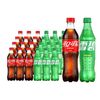 Fanta 芬达 可口可乐（Coca-Cola）汽水碳酸饮料 500ml 500mL 24瓶 可乐+雪碧 混合装
