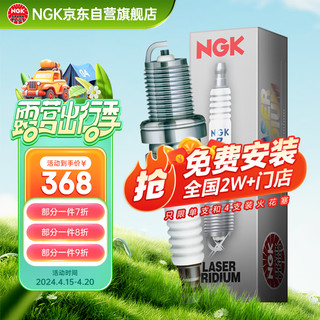 NGK 铱铂金火花塞火嘴90654四支装奔驰GLK260GLC200C200E300V260威霆